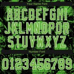 Muster 3D Benutzerdefinierte Totenköpfe Halloween Jersey Baseball Authentic