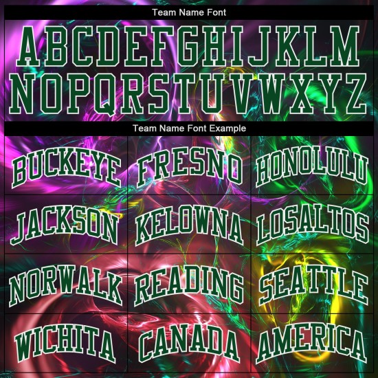 Muster Design Authentische Baseball Jersey Benutzerdefinierte Rendering Fraktale 3D Abstrakte