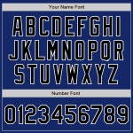 Baseball Authentic Custom Blau Purpur-Weiß Jersey Pulver