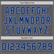 Benutzerdefinierte Royal-Grau Gray Steel Jersey Authentic Baseball