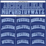 Helles benutzerdefiniertes blau-weißes Royal-Trikot Drift Baseball Fashion Authentic