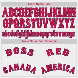 Custom Baseball Jersey Weiß Rot-Marine