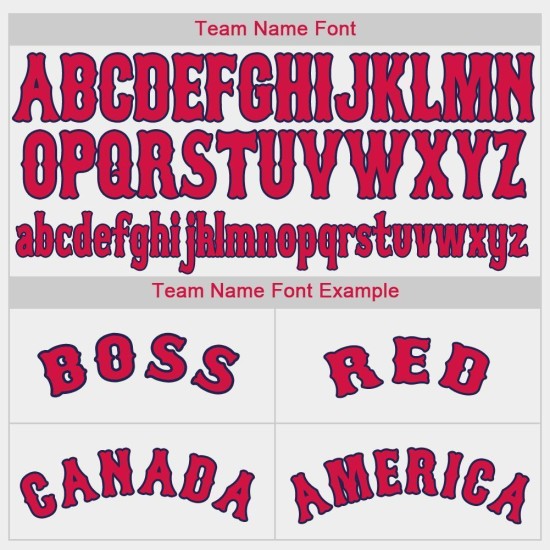 Custom Baseball Jersey Weiß Rot-Marine