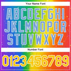 Authentisches Custom Jersey Baseball ist für LGBT Love Pride Rainbow Love Month