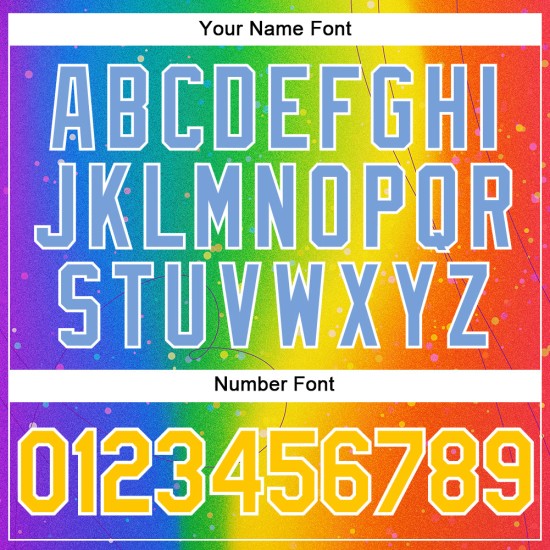 Authentisches Custom Jersey Baseball ist für LGBT Love Pride Rainbow Love Month